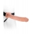 Фаллопротез телесного цвета Hollow Strap-On - 29 см. - Pipedream - купить с доставкой в Хабаровске
