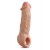 Телесная насадка-удлинитель Intrepid 9.25 Inch Realistic Penis Extender Sleeve - 23,5 см. - Blush Novelties - в Хабаровске купить с доставкой