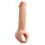 Телесная насадка-удлинитель Thrive 8.75 Inch Realistic Penis Extender Sleeve - 22,2 см. - Blush Novelties - в Хабаровске купить с доставкой