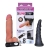 Страпон с 2 насадками и вибрацией UniStrap - 20 и 18 см. - LOVETOY (А-Полимер) - купить с доставкой в Хабаровске