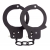 Чёрные наручники из листового металла BONDX METAL CUFFS BLACK - Dream Toys - купить с доставкой в Хабаровске
