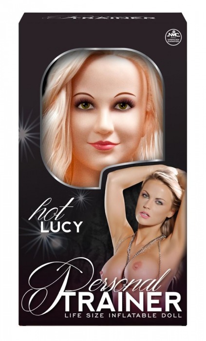 Надувная кукла с вибрацией и 2 любовными отверстиями Hot Lucy Lifesize Love Doll - NMC - в Хабаровске купить с доставкой
