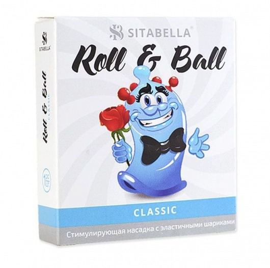 стимулирующий презерватив-насадка Roll   Ball Classic - Sitabella - купить с доставкой в Хабаровске