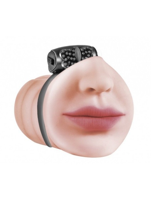 Мастурбатор-ротик с виброкольцом Satisfaction Beloved - Lola Games - в Хабаровске купить с доставкой