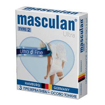 Ультратонкие презервативы Masculan Ultra Fine с обильной смазкой - 3 шт. - Masculan - купить с доставкой в Хабаровске