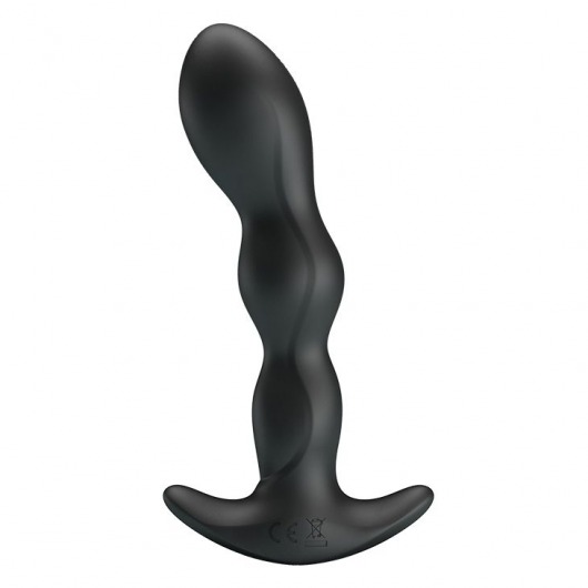 Черный анальный стимулятор простаты с вибрацией Special Anal Massager - 14,5 см. - Baile - в Хабаровске купить с доставкой