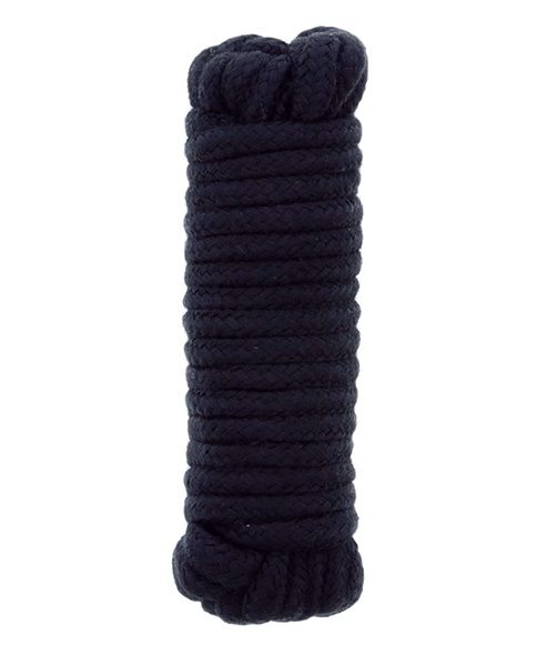 Чёрная веревка для связывания BONDX LOVE ROPE - 5 м. - Dream Toys - купить с доставкой в Хабаровске