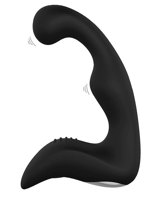 Чёрный перезаряжаемый массажёр простаты BOOTY PLEASER - Dream Toys - в Хабаровске купить с доставкой