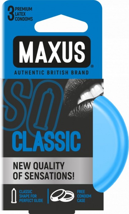 Классические презервативы в железном кейсе MAXUS Classic - 3 шт. - Maxus - купить с доставкой в Хабаровске