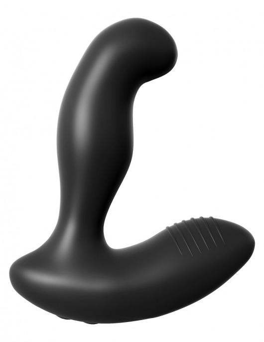 Черный массажер простаты Electro Stim Prostate Vibe с электростимуляцией - 13,3 см. - Pipedream - купить с доставкой в Хабаровске