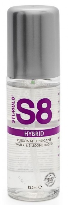 Интимная смазка на водно-силиконовой основе S8 Hybrid - 125 мл. - Stimul8 - купить с доставкой в Хабаровске