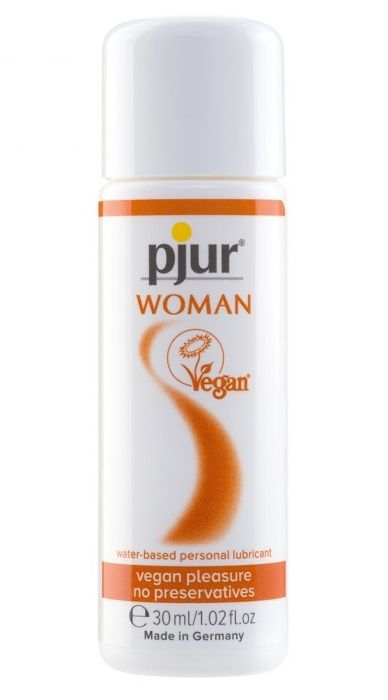 Лубрикант pjur WOMAN Vegan на водной основе - 30 мл. - Pjur - купить с доставкой в Хабаровске