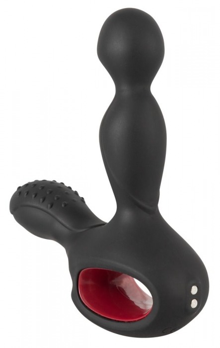 Черный вибромассажер простаты с нагревом и ротацией Prostate Plug - 14,5 см. - Orion - в Хабаровске купить с доставкой
