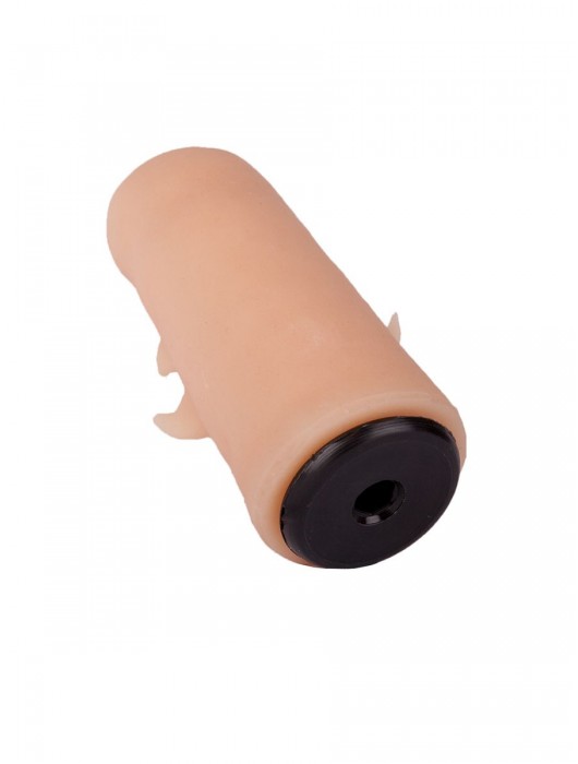 Черный пояс-трусики с двумя насадками  Экзотик-Sara  - 16,5 и 11 см. - LOVETOY (А-Полимер) - купить с доставкой в Хабаровске