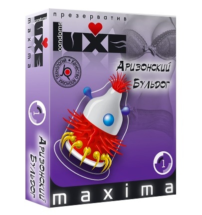 Презерватив LUXE Maxima  Аризонский Бульдог  - 1 шт. - Luxe - купить с доставкой в Хабаровске