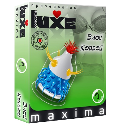 Презерватив LUXE Maxima  Злой Ковбой  - 1 шт. - Luxe - купить с доставкой в Хабаровске