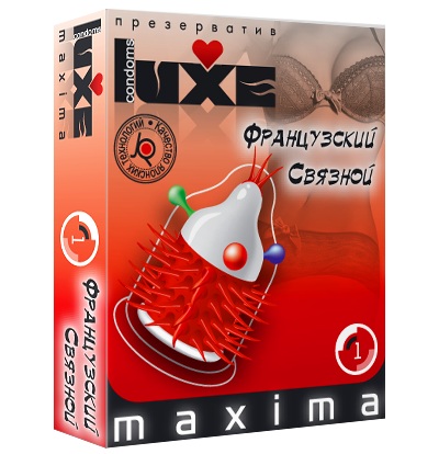 Презерватив LUXE Maxima  Французский связной  - 1 шт. - Luxe - купить с доставкой в Хабаровске