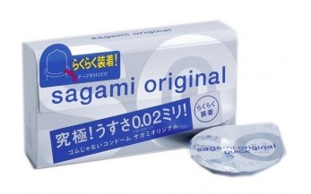 Ультратонкие презервативы Sagami Original QUICK - 6 шт. - Sagami - купить с доставкой в Хабаровске