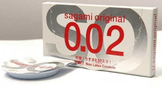 Ультратонкие презервативы Sagami Original - 2 шт. - Sagami - купить с доставкой в Хабаровске