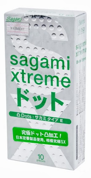 Презервативы Sagami Xtreme Type-E с точками - 10 шт. - Sagami - купить с доставкой в Хабаровске