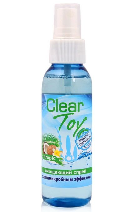 Очищающий спрей для игрушек CLEAR TOY Tropic - 100 мл. - Биоритм - купить с доставкой в Хабаровске