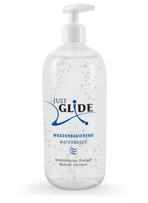 Гель-смазка на водной основе Just Glide с дозатором - 500 мл. - Orion - купить с доставкой в Хабаровске