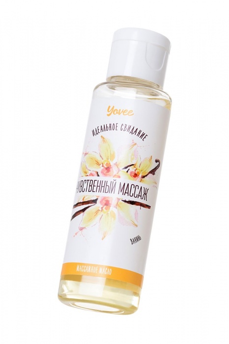 Масло для массажа «Чувственный массаж» с ароматом ванили - 50 мл. - ToyFa - купить с доставкой в Хабаровске