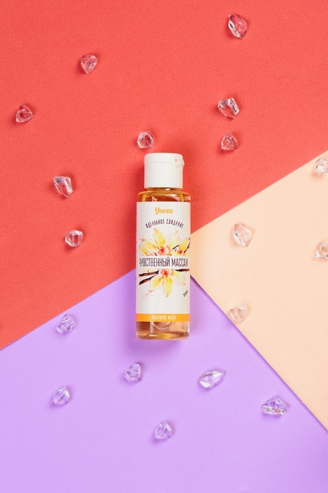 Масло для массажа «Чувственный массаж» с ароматом ванили - 50 мл. - ToyFa - купить с доставкой в Хабаровске