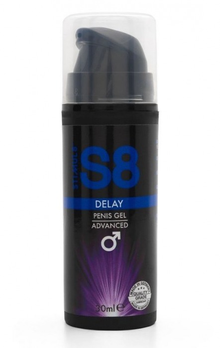 Пролонгирующий гель для мужчин S8 Delay Gel - 30 мл. - Stimul8 - купить с доставкой в Хабаровске