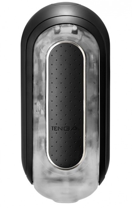 Черный мастурбатор Flip Zero с вибрацией - Tenga - в Хабаровске купить с доставкой