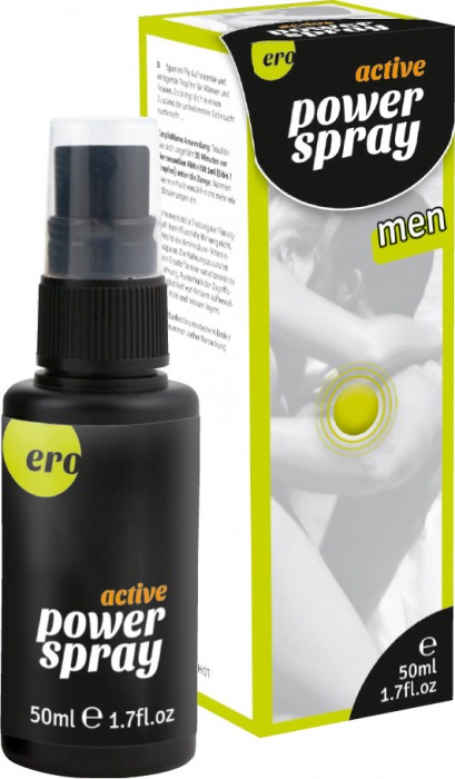 Стимулирующий спрей для мужчин Active Power Spray - 50 мл. - Ero - купить с доставкой в Хабаровске