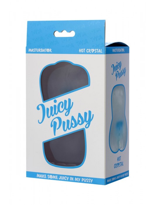 Прозрачный реалистичный мастурбатор Juicy Pussy Hot Crystal - ToyFa - в Хабаровске купить с доставкой