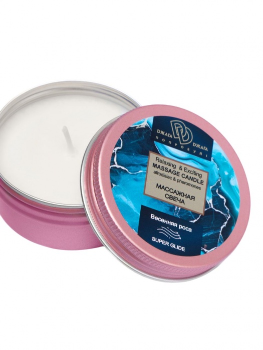 Массажная свеча  Весенняя роса - БиоМед - купить с доставкой в Хабаровске