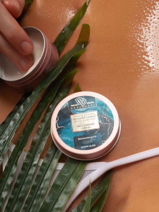 Массажная свеча  Весенняя роса - БиоМед - купить с доставкой в Хабаровске