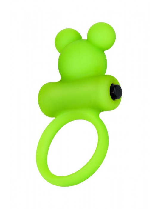 Зеленое виброкольцо на пенис A-Toys - A-toys - в Хабаровске купить с доставкой