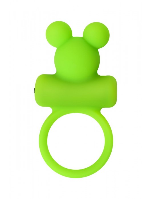 Зеленое виброкольцо на пенис A-Toys - A-toys - в Хабаровске купить с доставкой