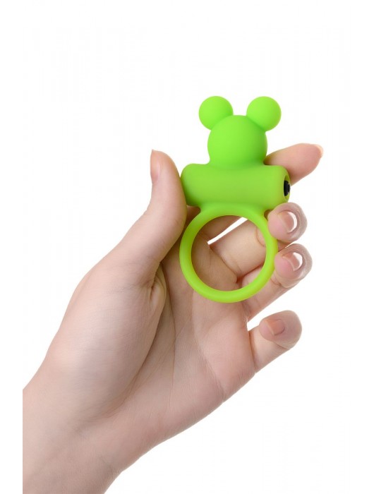 Зеленое виброкольцо на пенис A-Toys - A-toys - в Хабаровске купить с доставкой