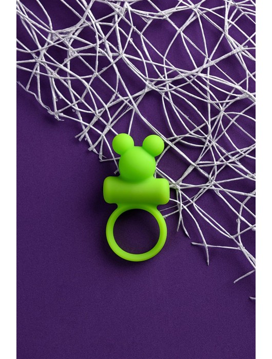Зеленое виброкольцо на пенис A-Toys - A-toys - в Хабаровске купить с доставкой
