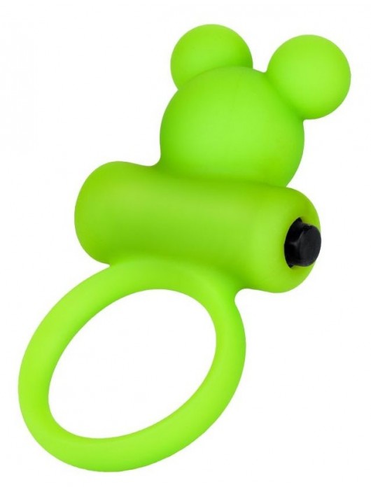 Зеленое виброкольцо на пенис A-Toys - A-toys - в Хабаровске купить с доставкой