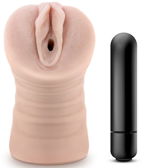 Телесный мастурбатор-вагина Rain - Blush Novelties - в Хабаровске купить с доставкой