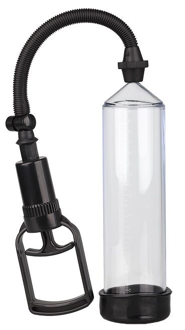 Прозрачная вакуумная помпа TRIGGER HANDLE PENIS PUMP - Dream Toys - в Хабаровске купить с доставкой