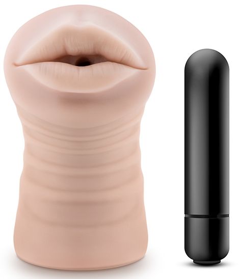 Телесный мастурбатор-ротик Skye - Blush Novelties - в Хабаровске купить с доставкой