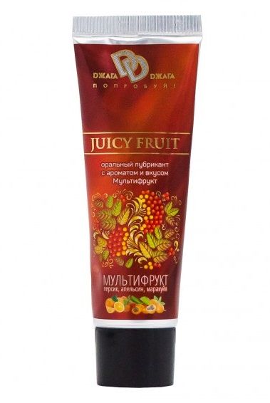 Интимный съедобный лубрикант JUICY FRUIT с ароматом фруктов - 30 мл. - БиоМед - купить с доставкой в Хабаровске