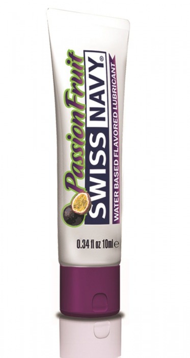 Лубрикант Swiss Navy Passion Fruit Lube с ароматом маракуйи - 10 мл. - Swiss navy - купить с доставкой в Хабаровске