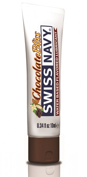 Лубрикант с ароматом шоколада Swiss Navy Chocolate Bliss Lube - 10 мл. - Swiss navy - купить с доставкой в Хабаровске