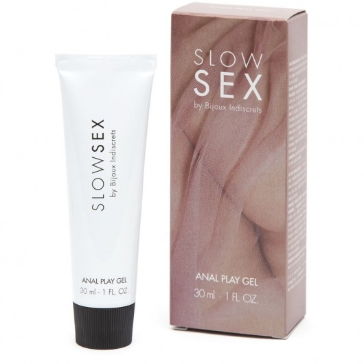 Лубрикант на водной основе Slow Sex Anal Play Gel - 30 мл. - Bijoux Indiscrets - купить с доставкой в Хабаровске
