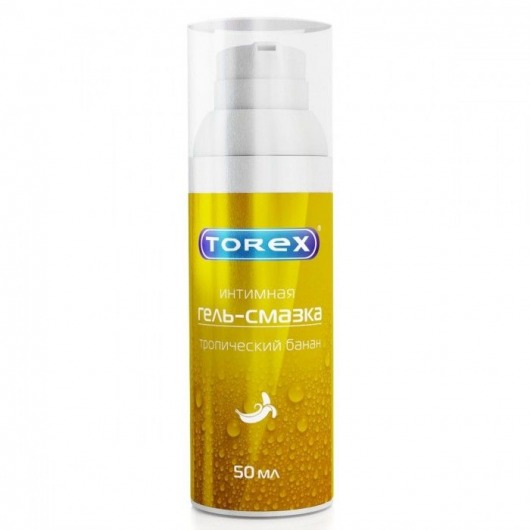Гель-смазка на водной основе Torex  Тропический банан  - 50 мл. - Torex - купить с доставкой в Хабаровске