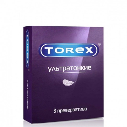 Презервативы Torex  Ультратонкие  - 3 шт. - Torex - купить с доставкой в Хабаровске