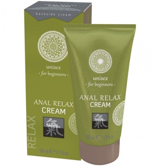 Анальный крем Anal Relax Cream - 50 мл. - Shiatsu - купить с доставкой в Хабаровске