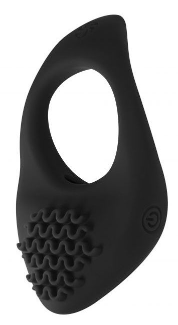 Черное эрекционное виброкольцо Pure Passion Moonshine - Lola Games - в Хабаровске купить с доставкой